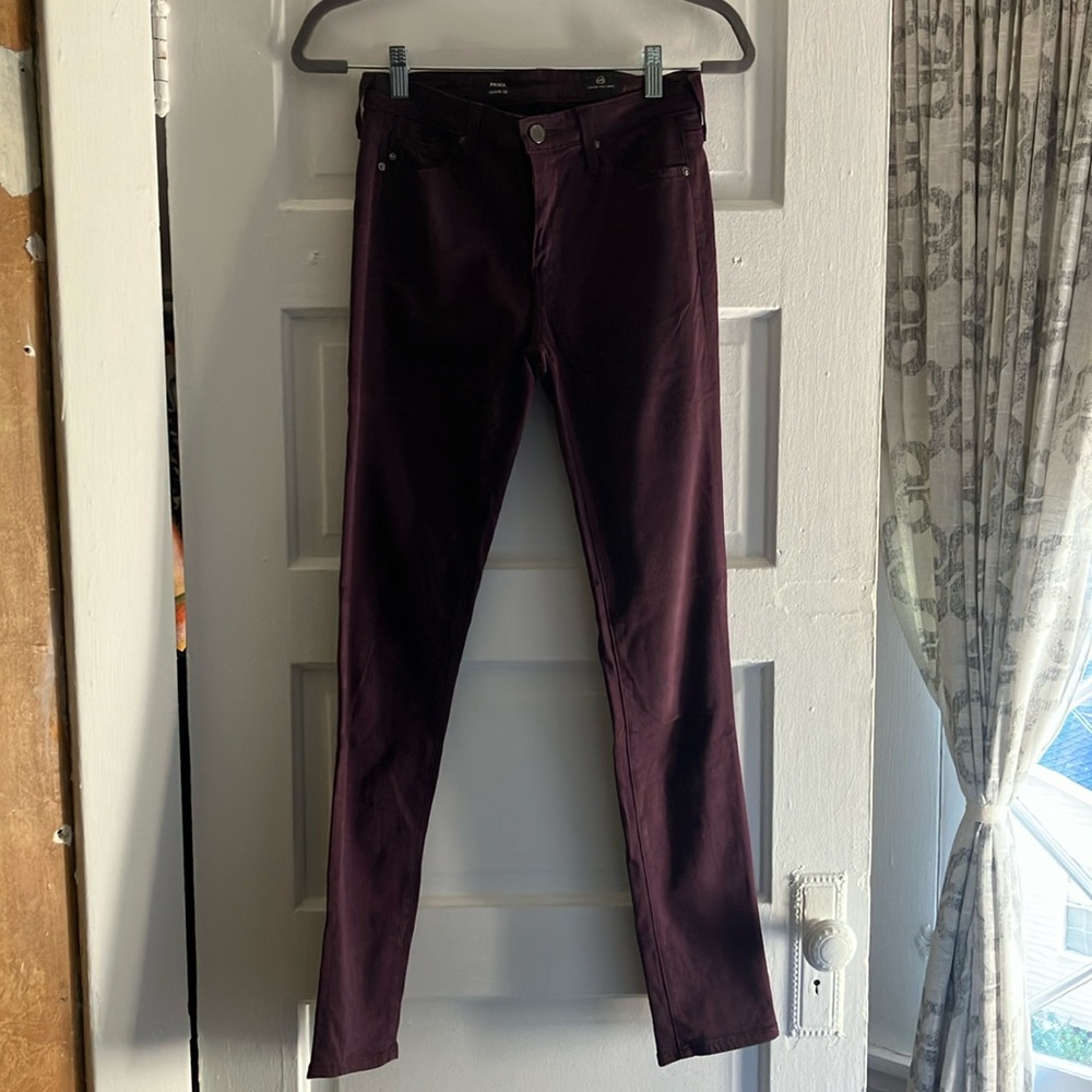 AG purple Prima cigarette pant - size 24R